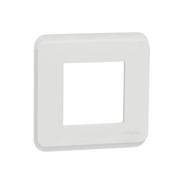 SCHN NU400220 Unica Pro - Krycí rámeček jednonásobný, Bílý Antibakteriální
