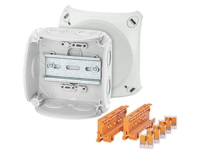 HEN DK 0606 W krabicová rozvodka pro vnitřní a venkovní chráněné instalace IP 66, se svorkovnicí do