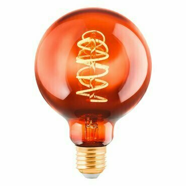 LED žárovka EGLO LM-E27-LED G95 4W 2000K KUPFER 1STK