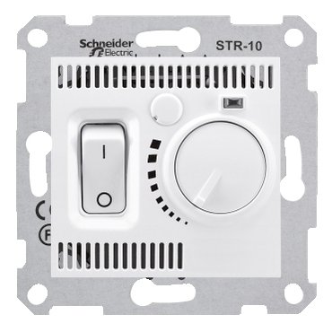 SCHN SDN6000121 Sedna - Termostat prostorový otočný s vypínačem, Polar RP 0,1kč/ks