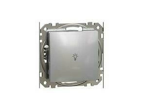 SCHN SDD113132 Sedna D/E - Tlačítko 1/0 "světlo", Aluminium