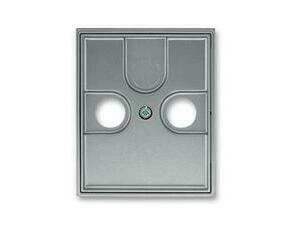 Kryt zásuvky ABB Time 5011E-A00300 36, ocelová, televizní, rozhlasové (a satelitní)