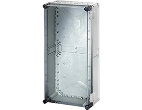 HEN Mi 9400 Prázdná rozvodnice s průhledným víkem na pantech, IP 65, vnější rozměry (š-v-h) 300x600x