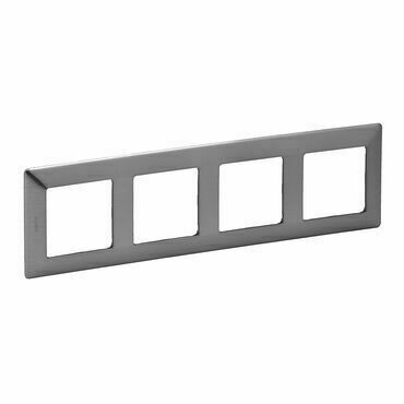 Rámeček čtyřnásobný LEG 754154 Valena Life nerez