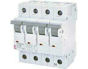 Jistič čtyřpolový ETI 002165520, ETIMAT 6 3p+N D40