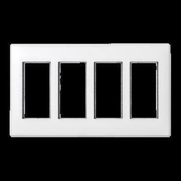 Rámeček SIMON 51010104-030, ke kr. zapust. Simon 500, 4M, nebo 8M K45, bílá