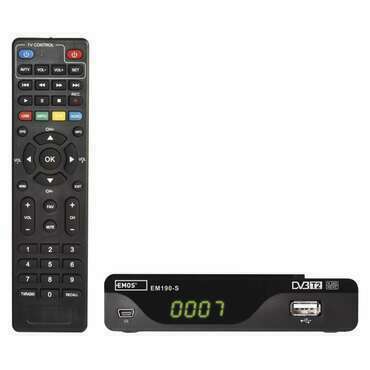 Set-top box EMOS J6014, HD, HEVC, H265, DVB-T2