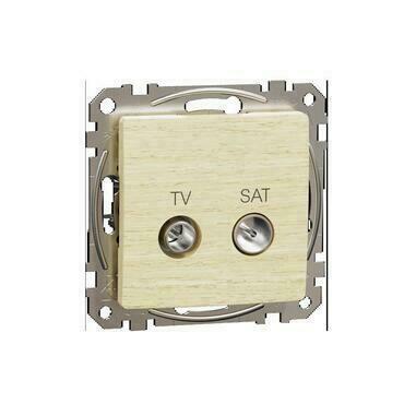 SDD180471S Sedna D/E - TV SAT zásuvka koncová 4dB, Bříza