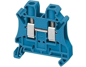 SCHN NSYTRV62BL Šroubová svorka, 2 body, 6mm2 modrá (obj. mn. 50ks)