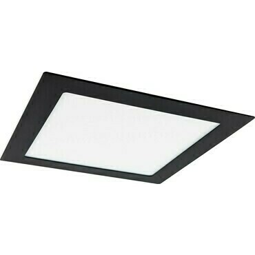 LED svítidlo vestavné GREENLUX LED120 VEGA-S Black 24W NW, černá