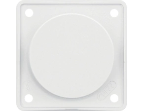 HAG 945162509 Záslepka s nosnou deskou, Flow/Classic/Pure, bílá, lesk