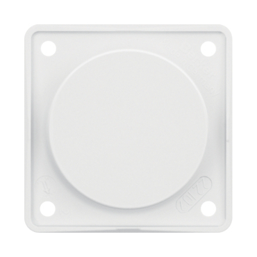HAG 945162509 Záslepka s nosnou deskou, Flow/Classic/Pure, bílá, lesk