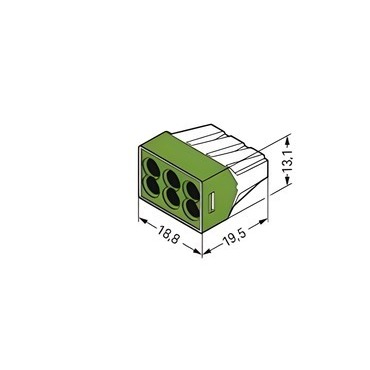 WAGO 773-116 Spojovací krabicová svorka