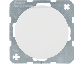 HAG 47512089 Zásuvka, SCHUKO, 16 A, 250 V~ s víčkem, bezšroub. svorky, Berker R.1/R.3, bílá, lesk