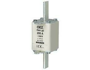 Pojistka nožová  OEZ:40431 PNA1 32A gG, Un AC 500 V / DC 440 V, velikost 1, gG - char. pro