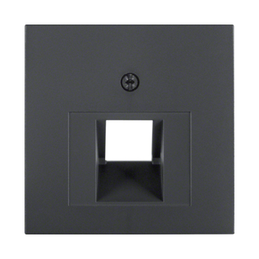 HAG 14071606 Centrální díl pro zásuvku datovou 1x RJ45, šikmá, Berker S.1/B.x, antracit, mat