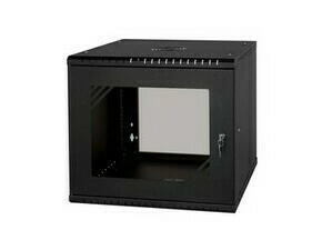 TELEX LX19-9U-450GB LEXI-Net Basic Rozvaděč nástěnný 19" 9U 520x450, dveře sklo, černý
