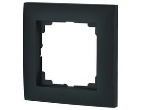 EATON 195245 CRAZ-01/09 Rámeček Eaton 55x55, lesklý, Jet černá