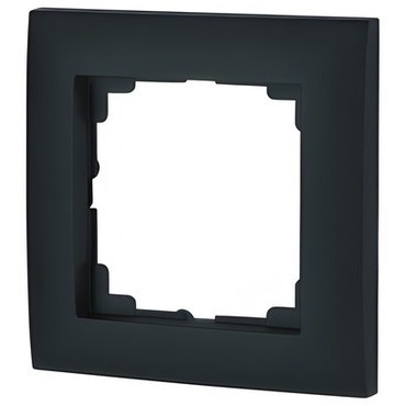 EATON 195245 CRAZ-01/09 Rámeček Eaton 55x55, lesklý, Jet černá