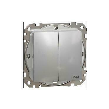 SCHN SDD213105 Sedna D/E - Přepínač sériový řazení 5 IP44, Aluminium