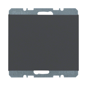 HAG 6710457006 Záslepka se středovým dílem, Berker K.1, antracit, mat