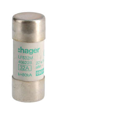 HAG LF532M Pojistka válcová, velikost 22x58, 32A aM, 690V AC