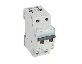 Jistič dvoupolový LEGRAND 404112 TX3 2P B16 10000A