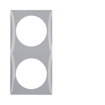 HAG 918262507 Rámeček 2-násobný, Integro Flow, šedá, lesk