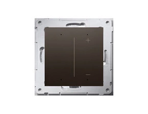 Stmívač pro LED pásky SIMON GO DESW1W.01/46, (přístroj s krytem), 12 - 24 V, Wi-Fi, hnědá metalizov