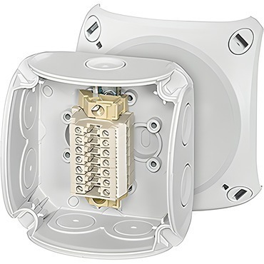 HEN RK 0207 T Krabicová rozvodka s 7x řadovou svorkou 2,5mm2, IP 66