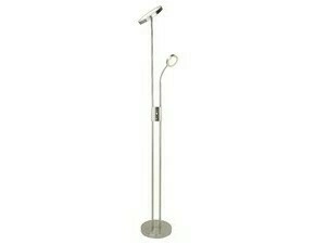 Stojací lampa Ophus saténová chromová LED 17,5W RABALUX 3239