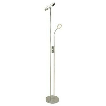 Stojací lampa Ophus saténová chromová LED 17,5W RABALUX 3239