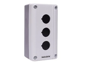 NOARK 111412 Ex9P2 FH 1 y EU Ovládací krabička, 1 otvor, žlutá