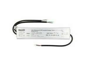 LED driver napěťový MC LED 75W, DC 24V/3,13A, IP67, řízení DALI a tlačítko