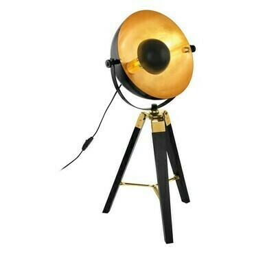 Svítidlo stolní EGLO TL 1 SCHWARZ MS GOLD COVALEDA