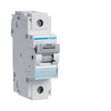 Jistič jednopólový HAGER HMD190 1-pól. 100 A, char. D, 15 kA