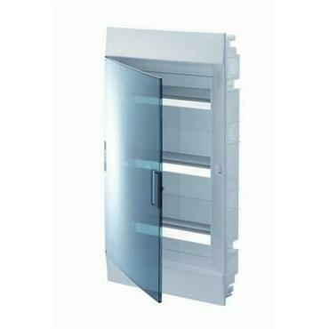 Rozvodnice zápustná ABB 1SLM004101A1207, IP41/36M, průhledná dvířka