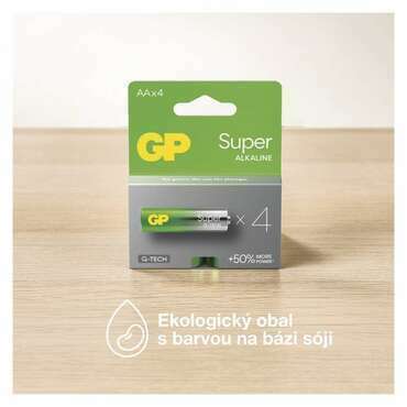 Baterie alkalická GP SUPER B0114T AAA (LR03) 12PP MB