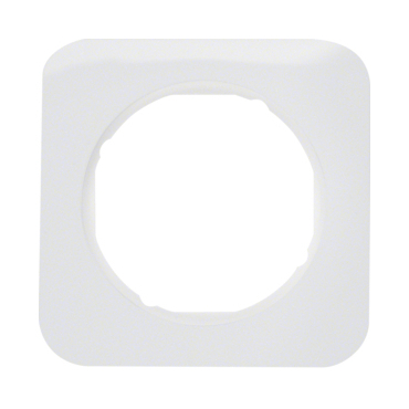 HAG 10112189 Rámeček 1-násobný, Berker R.1, bílá, lesk