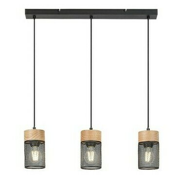 Závěsné svítidlo Callum buk E27 3×25W RABALUX 72043