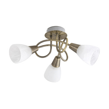 Svítidlo stropní RABALUX 5533 JENNA antická bronz E14 3x MAX 40W