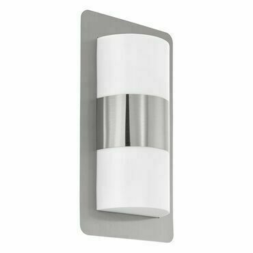 Svítidlo venkovní EGLO AL-WL 2 E27 EDELSTAHL WEISS CISTIERNA, nástěnné