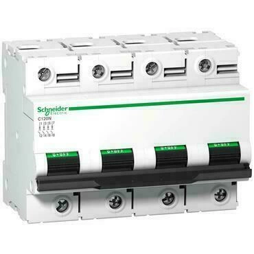 SCHN A9N18374 Jistič C120N 4P 100A C RP 0,85kč/ks