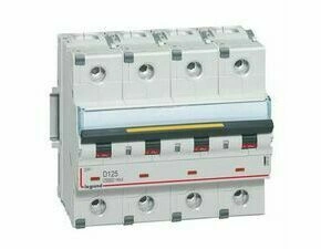 Jistič čtyřpolový LEGRAND 409542 DX3 4P D125 10000A/16KA
