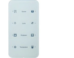 HAG 75144160 Dotykový sensor 4-násobný komfort, Berker R.1, sklo, bílá