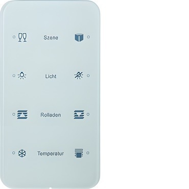 HAG 75144160 Dotykový sensor 4-násobný komfort, Berker R.1, sklo, bílá