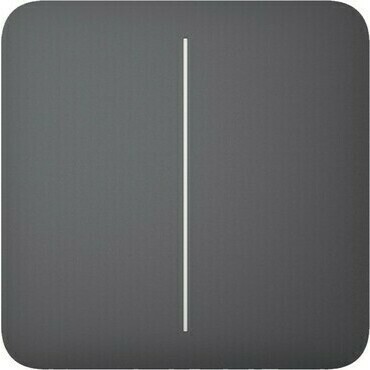 AJAX AJAX46016 AJAX SoloButton (2-gang) - Samostatné dvou tlačítko pro LightSwitch, grafitová