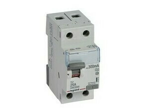 Chránič dvoupolový LEGRAND 411574 TX3 CHRÁN. 2P 25A 300MA A