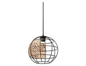 LED svítidlo dekorativní LEDVANCE DECOR CAGE GLOBE PENDANT E27 BK