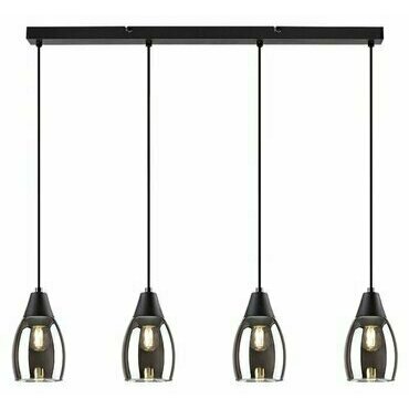 Svítidlo závěsné RABALUX 72184 ILMARI černá E27 4x MAX 15W